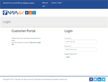 Tablet Screenshot of customer.nayatel.com